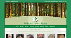 Desktop Screenshot of pelhamfuneralhome.com